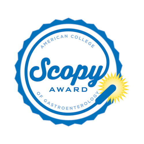 Dr. Javier Pou, proud recipient of the SCOBY award